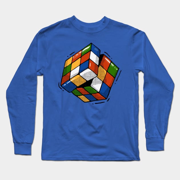 The Rubik's Cube Long Sleeve T-Shirt by Tania Tania